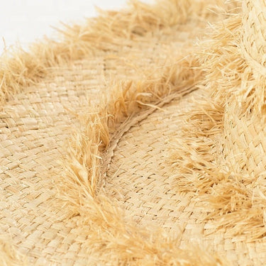 chapeau paille jardinage large bord